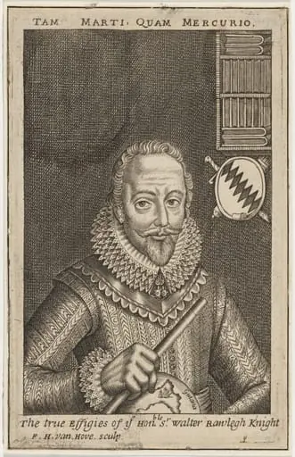 Sir Walter Raleigh, by Frederik Hendrik van den Hove