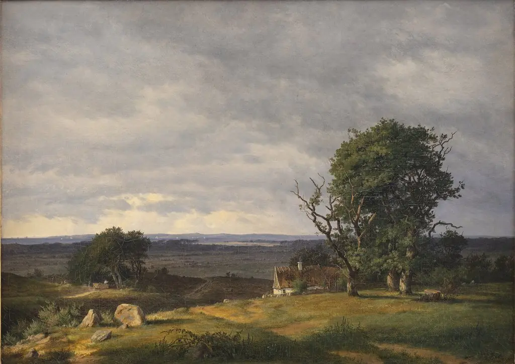 Landskab fra Esromegnen, by Frederik Rohde