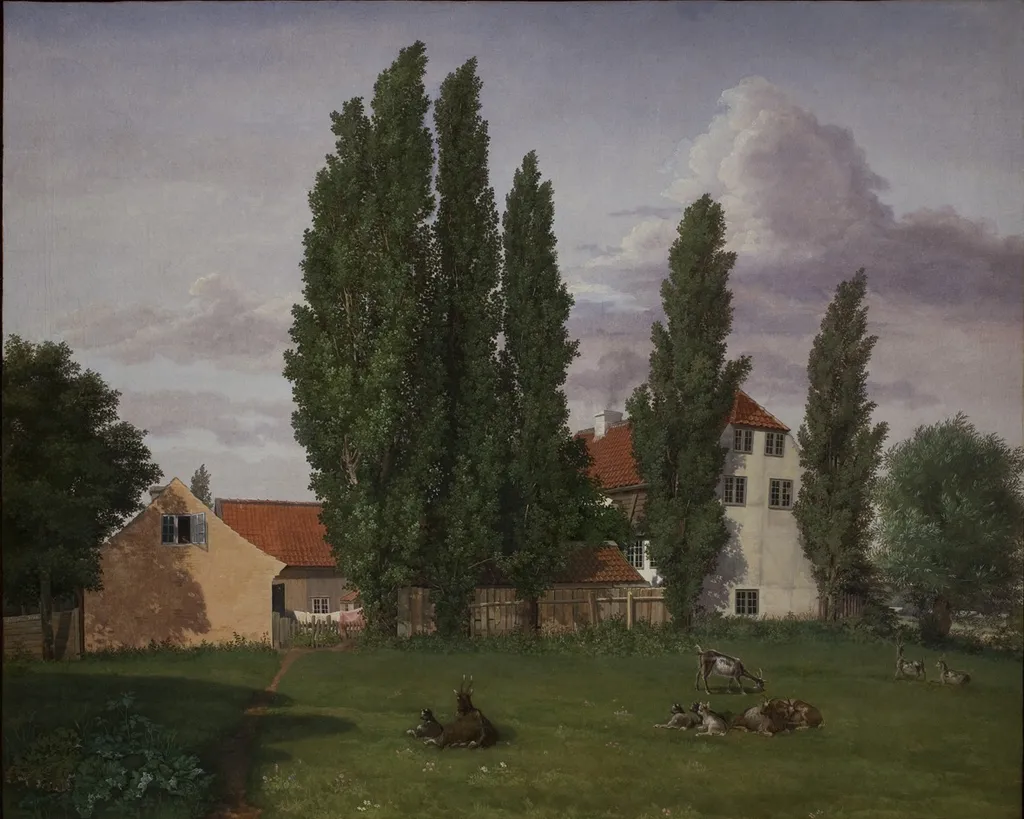 "Marialyst" at Frederiksberg. Ole Winstrup's House, by Frederik Sødring, unspecified, 1828