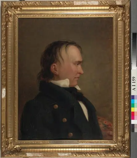 Gustaf Wilhelm Finnbergin muotokuva, by Fredrik Ahlstedt