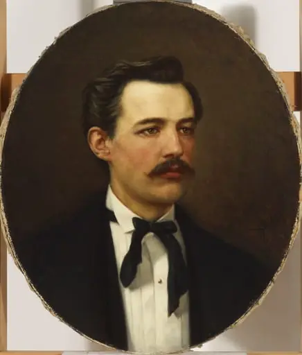 Karl Emanuel Janssonin muotokuva, by Fredrik Ahlstedt