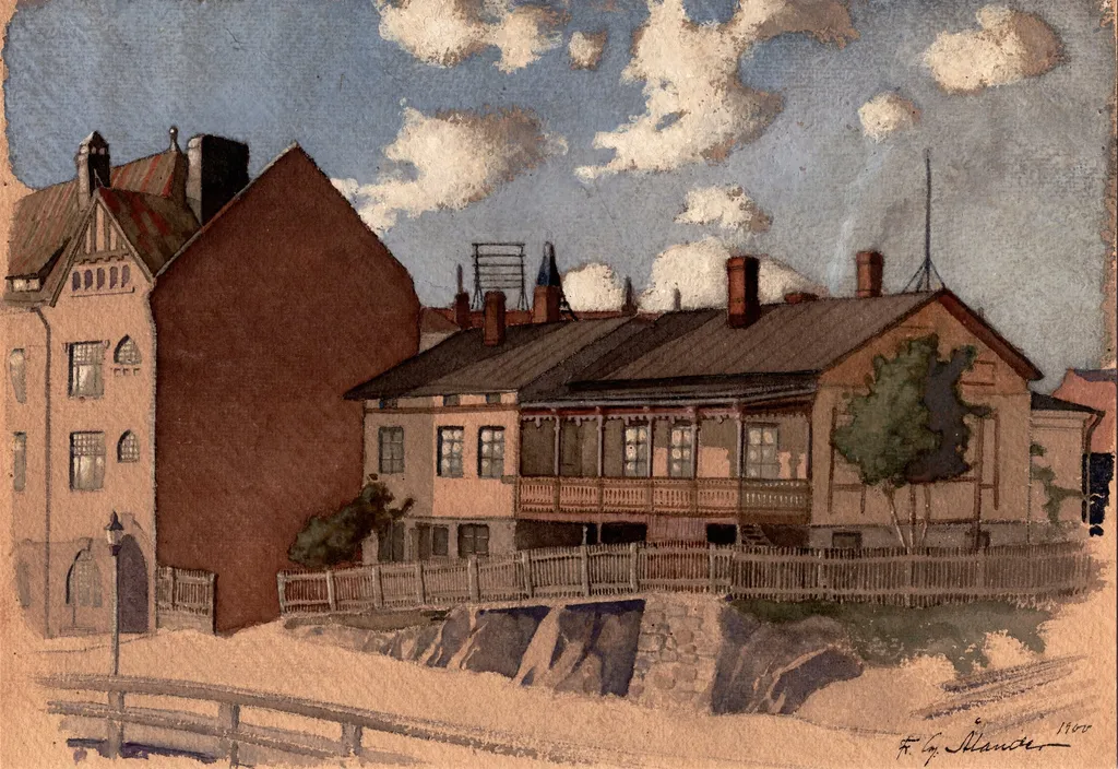 Eläintarhantie 1 ("Bobrikoffin koulu"), by Fredrik Gabriel Ålander
