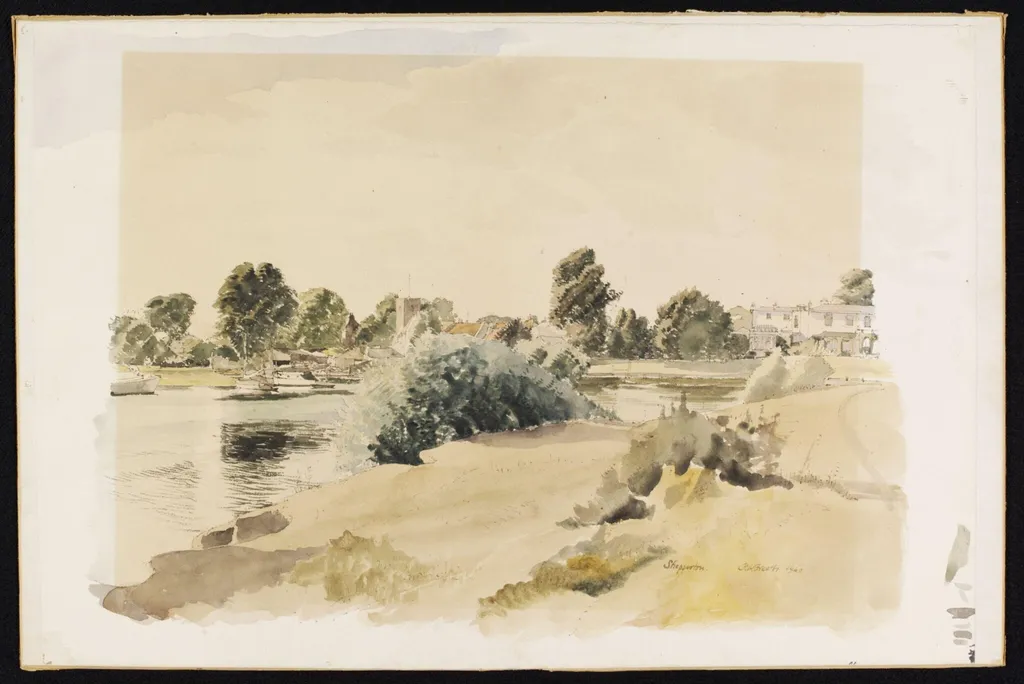 Shepperton, by Freeth, watercolor, 1940
