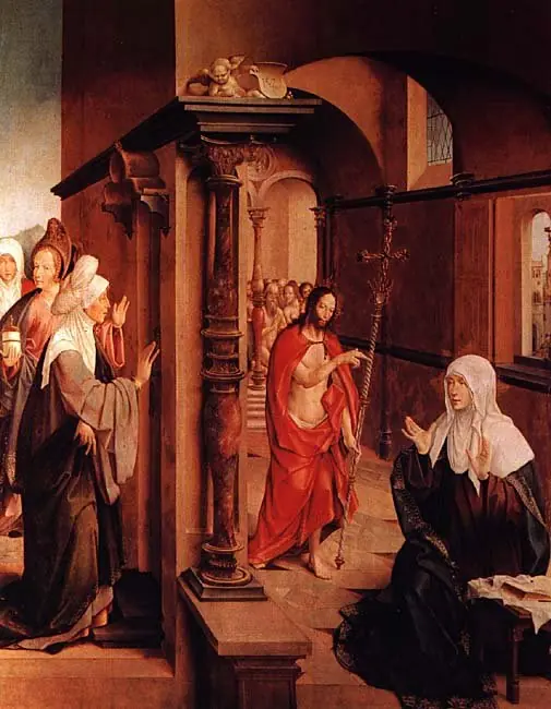 Apparition of Christ to the Virgin Mary, by Frei Carlos