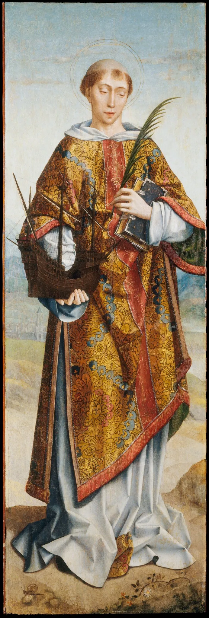 Saint Vincent, Patron Saint of Lisbon, by Frei Carlos, oil, 1520