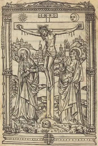 Christ on the Cross, by French 15th Century