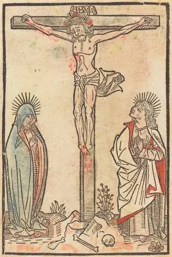 Christ on the Cross, by French 15th Century