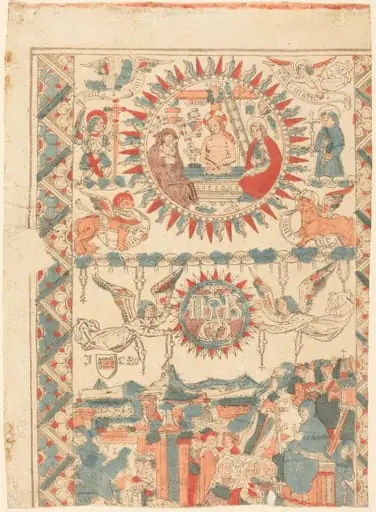 Saint Bonaventure Arriving and Preaching in Lyon, by French 15th Century