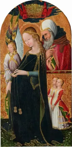 The Expectant Madonna with Saint Joseph, by French 15th Century