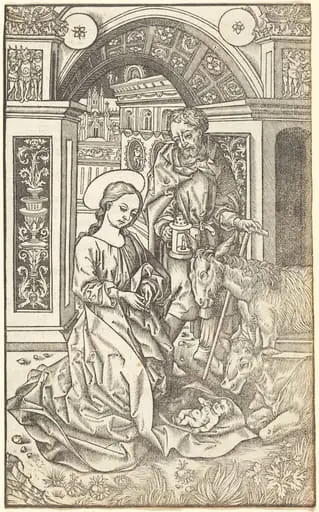 The Nativity, by French 15th Century