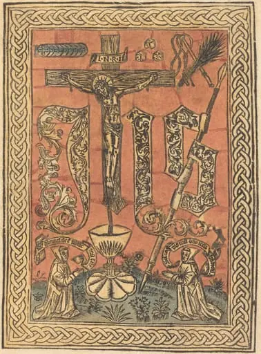 The Sacred Monogram, by French 15th Century