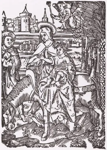 The Flight to Egypt, by French 16th Century
