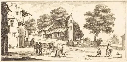 A Church, by French 17th Century