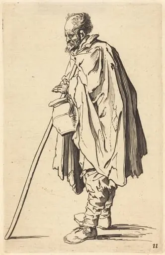 Beggar with Pot, by French 17th Century