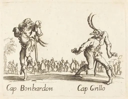 Cap. Bonbardon and Cap. Grillo, by French 17th Century