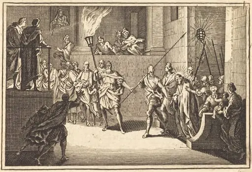 Christ before Annas, by French 17th Century