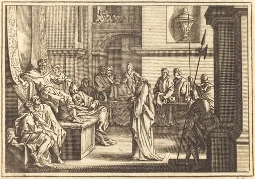Christ before Herod, by French 17th Century