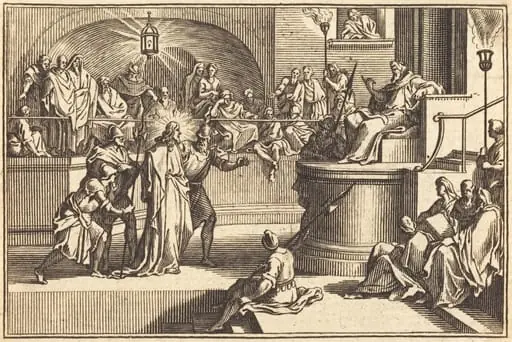 Christ before Pilate, by French 17th Century