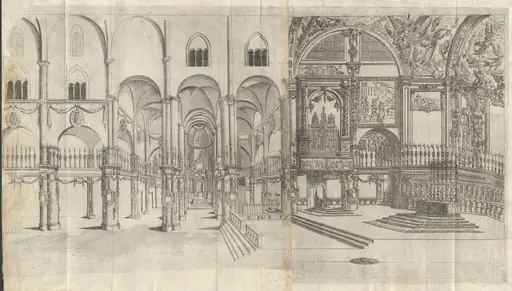 Church Interior, by French 17th Century