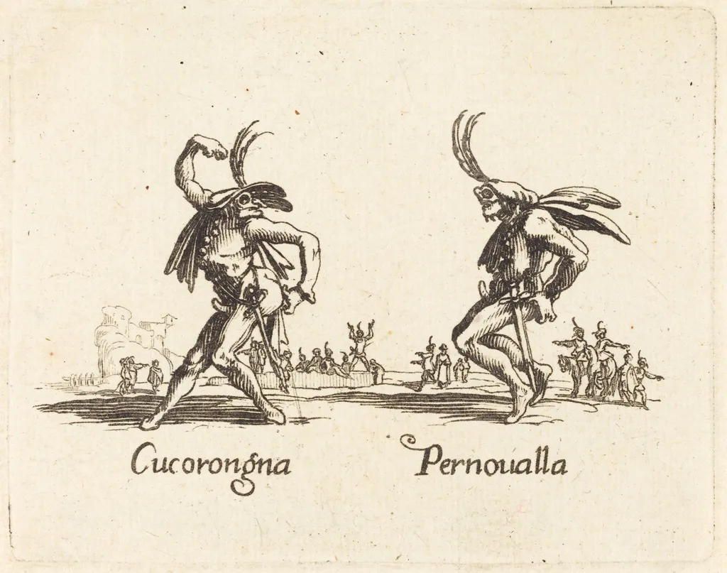 Cucorongna and Pernoualla, by French 17th Century, ink, 1622