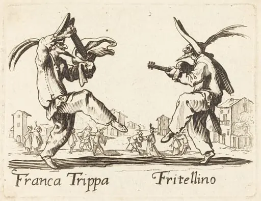 Franca Trippa and Fritellino, by French 17th Century