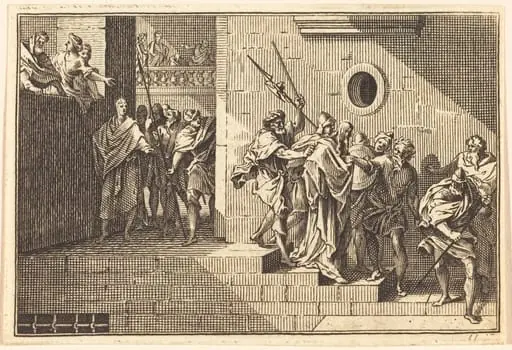 Herod Sending Christ back to Pilate, by French 17th Century