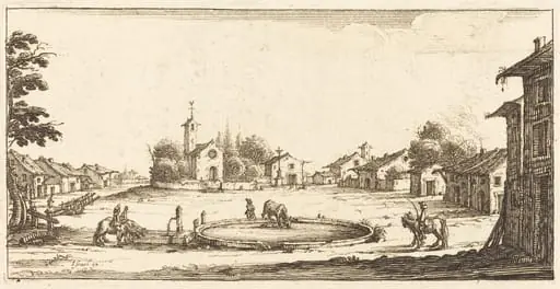 Landscape, by French 17th Century