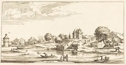 Landscape, by French 17th Century