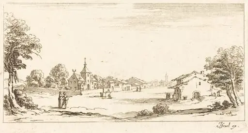 Landscape, by French 17th Century