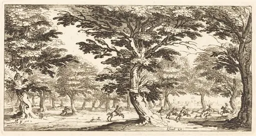Landscape, by French 17th Century