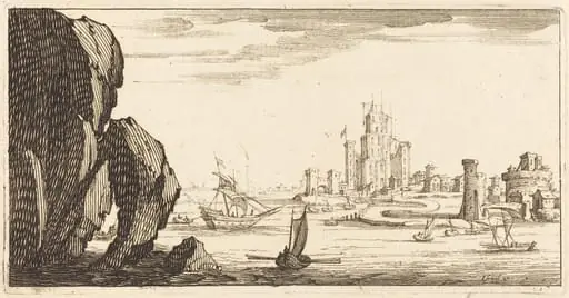 Landscape, by French 17th Century