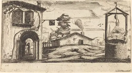 Landscape with a Well, by French 17th Century