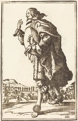 Noble Man with Felt Hat, Bowing, by French 17th Century