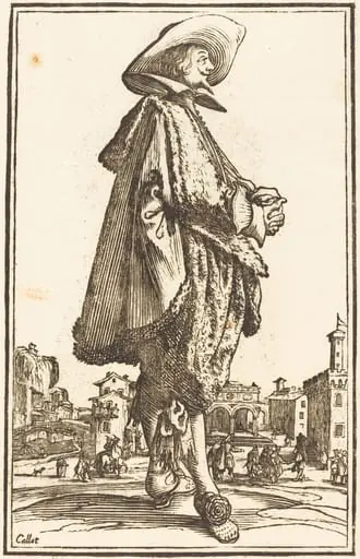 Noble Man with Folded Hands, by French 17th Century