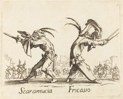 Scaramucia and Fricasso, by French 17th Century