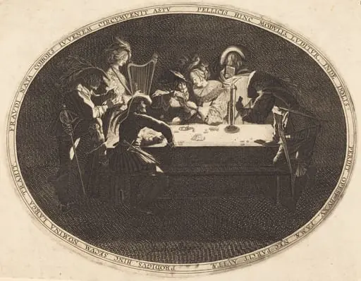 The Card Players, by French 17th Century