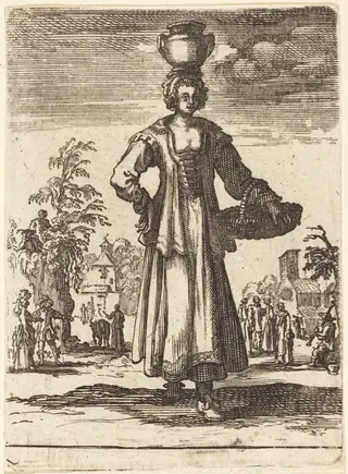 The Milkmaid, by French 17th Century, 1650