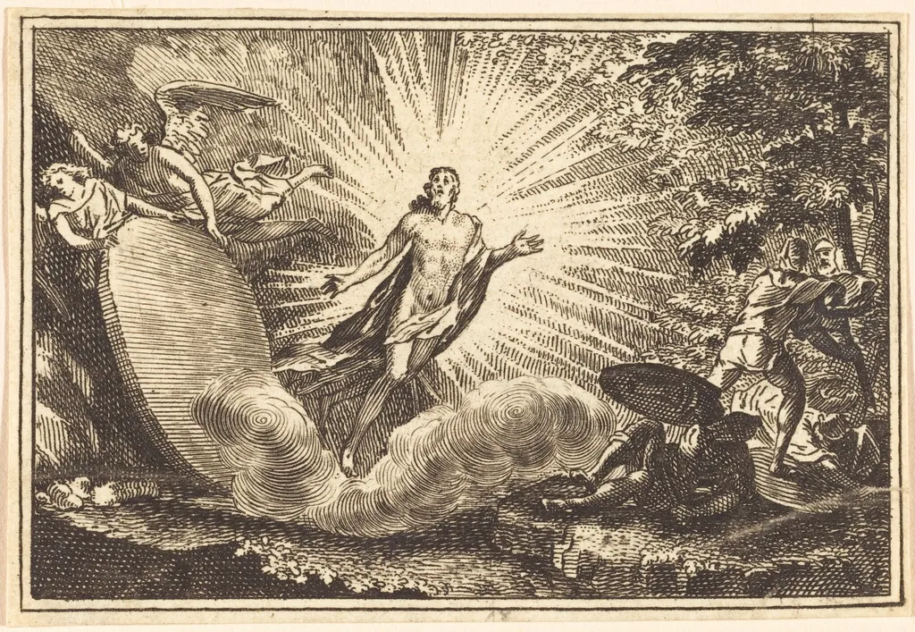 The Resurrection, by French 17th Century, ink, 1650