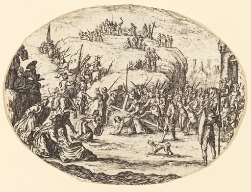 The Small Carrying of the Cross, by French 17th Century