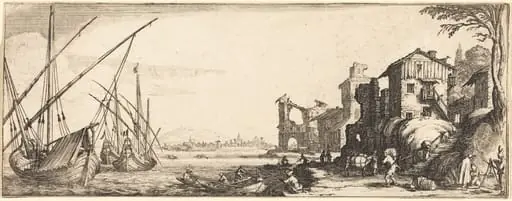 The Small Port, by French 17th Century