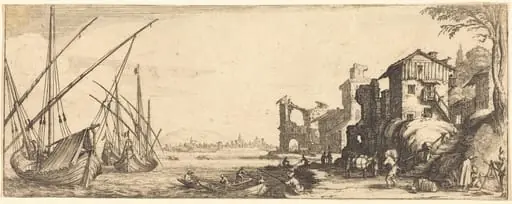 The Small Port, by French 17th Century
