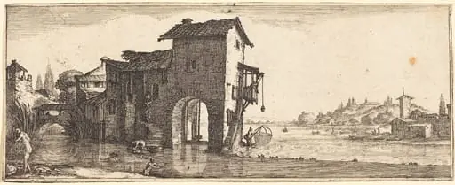 The Watermill, by French 17th Century