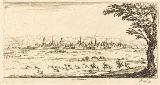 View of Nancy, by French 17th Century