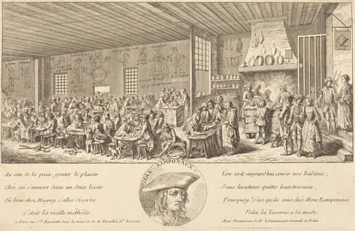 Cabaret of Ramponaux, by French 18th Century
