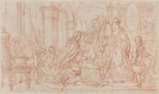 Ceremony of Consecration, by French 18th Century