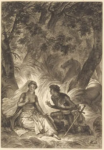 La fiancee du roi de Garbe: La chevalier, by French 18th Century