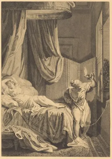 La gageure des trois commeres: Le fil, by French 18th Century