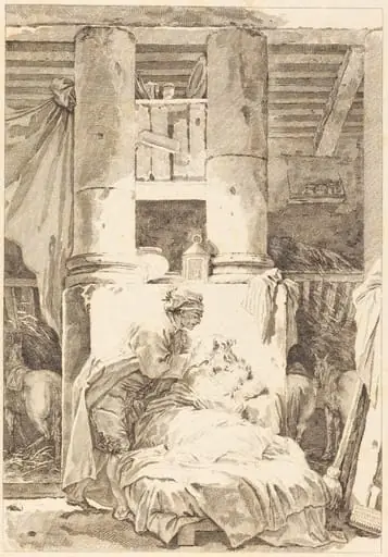 Le muletier, by French 18th Century