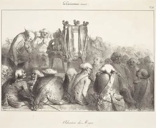 Adoration des Mages, by French 19th Century