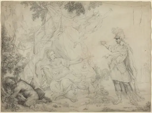 Circe and Ulysses, by French 19th Century